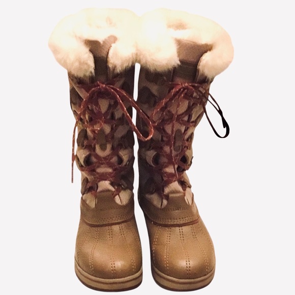 L.L. Bean Rangeley Women’s Tall Insulated PAC Boots Size 7M Waterproof Tan - Picture 2 of 16